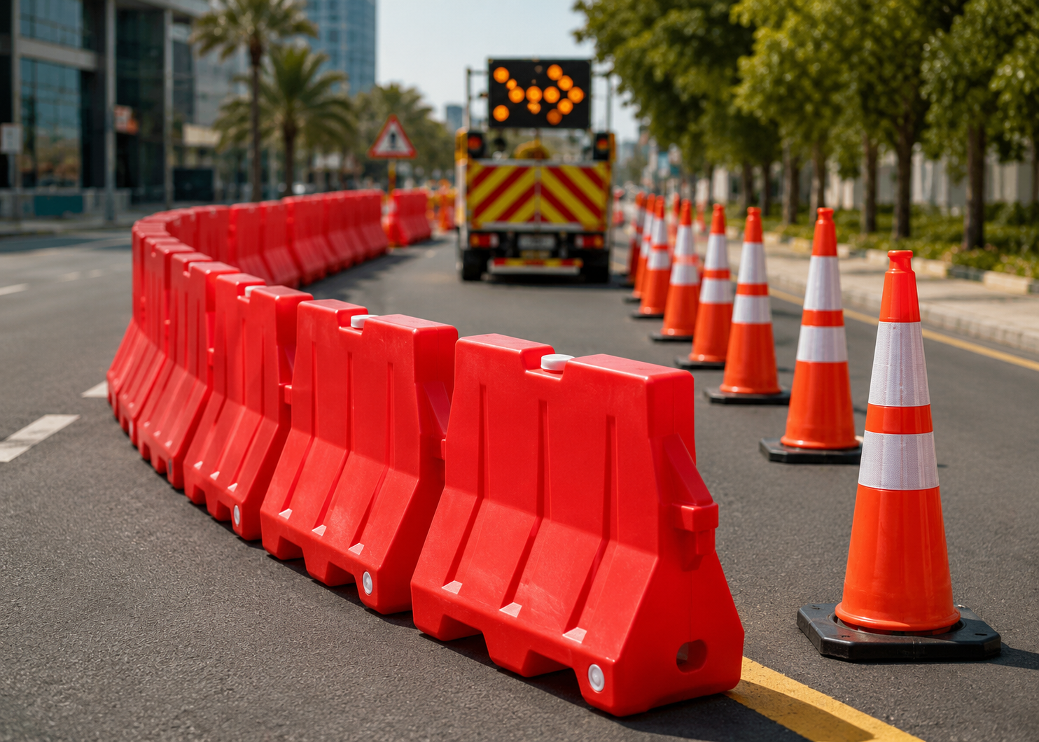 Water Barrier and Traffic Cone Technical Specifications